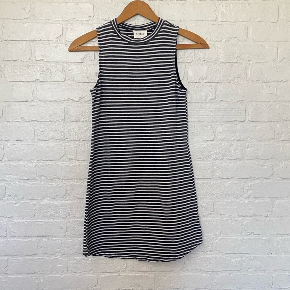 Everly Striped Sleeveless Mini Dress